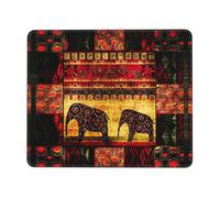 WYCZHY African Elephant Patchwork Printing Large Gaming Mouse Pad, Computer Keyboard Mouse Mat Desk Pad For Gaming Rooms, Home Offices