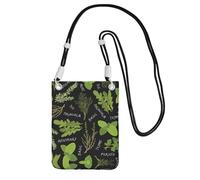 WYCZHY Basil Thyme Dill & Rosemary Printing Travel Cell Phone Pouch Crossbody Bag With Shoulder Strap For Phone,Walking Passport,Wallet