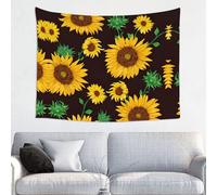 WYCZHY Beautiful Sunflower Multi-Use Tapestry Wall Hanging, Soft Print Wall Blanket For Bedroom Living Room Dorm Aesthetic Decor (28.7"X37.4")