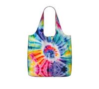 WYCZHY Beautiful World Rainbow Tribe Printed Reusable Tote Bag Foldable, Large Capacity Shopping Bag for Daily Use and Commuting