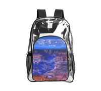 WYCZHY Beauty Grand Canyon Printed Heavy Duty Clear Bookbag, Reinforced See Through Bag for Beach Outdoor Sports Travel