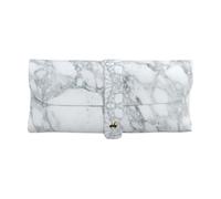 WYCZHY Black Textured Marble Glasses Case,Sunglasses Sleeve Pouch Leather Case Soft Slip In Eyeglasses Holder