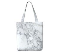 WYCZHY Black Textured Marble Print Large Reusable Heavy Duty Tote Bag Pack Available Premium Canvas Reusable Gift Bags Work Shopping