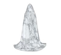 WYCZHY Black Textured Marble Teen Cosplay Costume Hooded Cape Cloak Witch Vampire Wizard Masquerade Ball Halloween Party
