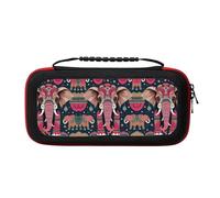 WYCZHY Bohemian Elephant Pattern Switch Case,Switch Carrying Case for Switch and Switch OLED ,for Switch Console Pro Controller