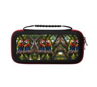 WYCZHY Colorful Parrots On Tree Switch Case,Switch Carrying Case for Switch and Switch OLED ,for Switch Console Pro Controller