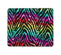 WYCZHY Colorful Rainbow Zebra Printing Large Gaming Mouse Pad, Computer Keyboard Mouse Mat Desk Pad For Gaming Rooms, Home Offices