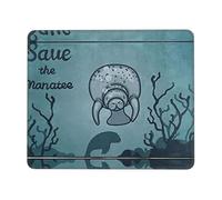 WYCZHY Crazy Save Manatee Printing Large Gaming Mouse Pad, Computer Keyboard Mouse Mat Desk Pad For Gaming Rooms, Home Offices