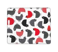 WYCZHY Creative Cartoon Chicken Printing Large Gaming Mouse Pad, Computer Keyboard Mouse Mat Desk Pad For Gaming Rooms, Home Offices