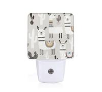 WYCZHY Cute Giraffe with Colors Sunglasses Funny Led Night Lights Plug Into Wall Dusk to Dawn Sensor Nightlights for Room Decor Smart Home