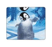 WYCZHY Cute Penguins Taking Pictures Printing Large Gaming Mouse Pad, Computer Keyboard Mouse Mat Desk Pad For Gaming Rooms, Home Offices