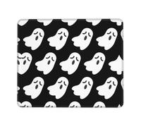 WYCZHY Cute White Ghost Halloween Printing Large Gaming Mouse Pad, Computer Keyboard Mouse Mat Desk Pad For Gaming Rooms, Home Offices