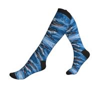 WYCZHY Dolphins In The Sea Printing Compression Socks 15-20mmhg - Supports Legs. For Office Workers,Socks For Sports,Support Socks