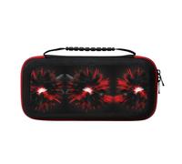 WYCZHY Explosion Burst Red Black Switch Case,Switch Carrying Case for Switch and Switch OLED ,for Switch Console Pro Controller