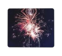 WYCZHY Explosion Firework Printing Large Gaming Mouse Pad, Computer Keyboard Mouse Mat Desk Pad For Gaming Rooms, Home Offices
