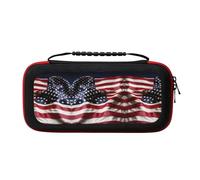 WYCZHY Firefighter American Flag Switch Case,Switch Carrying Case for Switch and Switch OLED ,for Switch Console Pro Controller