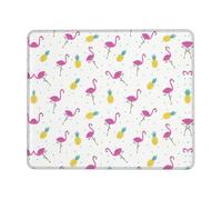 WYCZHY Flamingo And Pineapple Printing Large Gaming Mouse Pad, Computer Keyboard Mouse Mat Desk Pad For Gaming Rooms, Home Offices