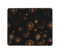 WYCZHY Gold Black Wallpapers Enhanced Control Mouse Pad with Lock Stitch Edge Large Thick Non-Slip Desk Mat for Office Task