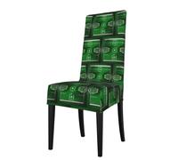 WYCZHY Green Football Field 1pc Dining Chair Slipcovers Christmas Chair Covers Kitchen For Festival Decoration