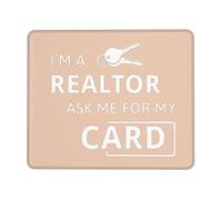 WYCZHY I'M A Realtor Ask Me Printing Large Gaming Mouse Pad, Computer Keyboard Mouse Mat Desk Pad For Gaming Rooms, Home Offices