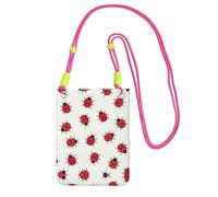 WYCZHY Infinite Speckled Pattern Printing Travel Cell Phone Pouch Crossbody Bag With Shoulder Strap For Phone,Walking Passport,Wallet
