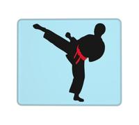 WYCZHY Karate Boy Changeable Belt Color Printing Large Gaming Mouse Pad, Computer Keyboard Mouse Mat Desk Pad For Gaming Rooms, Home Offices