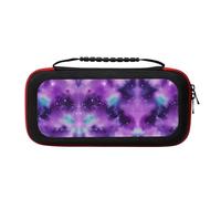 WYCZHY Magic Galaxy Sky Purple Switch Case,Switch Carrying Case for Switch and Switch OLED ,for Switch Console Pro Controller
