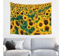 WYCZHY Many Beautiful Sunflowers Multi-Use Tapestry Wall Hanging, Soft Print Wall Blanket For Bedroom Living Room Dorm Aesthetic Decor (28.7"X37.4")