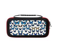 WYCZHY Many Blue Butterfly Switch Case,Switch Carrying Case for Switch and Switch OLED ,for Switch Console Pro Controller