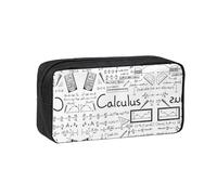 WYCZHY Math Geometry G alculus Printed Big Capacity Pencil Pouch, Lightweight Fabric Pen Bag, Organizer for Adult College