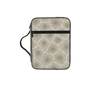 WYCZHY Petoskey Stone Waterproof Bible Carrying Case with Smooth Zippers Large Capacity Storage Bag for Bible Study Supplies