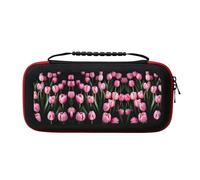 WYCZHY Red and Tulips Switch Case,Switch Carrying Case for Switch and Switch OLED ,for Switch Console Pro Controller
