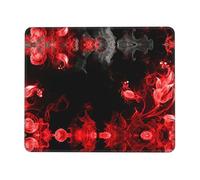 WYCZHY Red Black White Abstract Printing Large Gaming Mouse Pad, Computer Keyboard Mouse Mat Desk Pad For Gaming Rooms, Home Offices