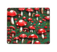 WYCZHY Red Cap Mushrooms Printing Large Gaming Mouse Pad, Computer Keyboard Mouse Mat Desk Pad For Gaming Rooms, Home Offices