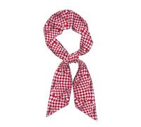 WYCZHY Red Checkered White Squares Stylish Scarf For Women Lightweight Printed Scarves Spring Fall Fashion Shawl Wraps For Women
