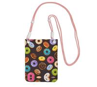 WYCZHY Ring Bread With Jam Printing Travel Cell Phone Pouch Crossbody Bag With Shoulder Strap For Phone,Walking Passport,Wallet
