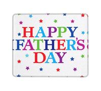 WYCZHY Stars And Happy Fathers Day Printing Large Gaming Mouse Pad, Computer Keyboard Mouse Mat Desk Pad For Gaming Rooms, Home Offices