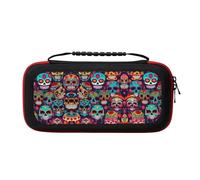 WYCZHY Sugar Skulls Switch Case,Switch Carrying Case for Switch and Switch OLED ,for Switch Console Pro Controller