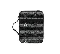 WYCZHY Supernatural Inspiration Waterproof Bible Carrying Case with Smooth Zippers Large Capacity Storage Bag for Bible Study Supplies