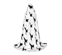 WYCZHY Taekwondo Martial Arts Teen Cosplay Costume Hooded Cape Cloak Witch Vampire Wizard Masquerade Ball Halloween Party