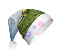 WYCZHY Tractor Farm Led Christmas Hat Luminous Santa 3 Flashing Modes For Holiday Halloween