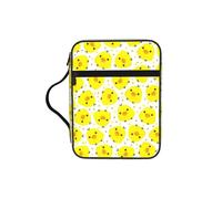 WYCZHY Yellow Chicken Waterproof Bible Carrying Case with Smooth Zippers Large Capacity Storage Bag for Bible Study Supplies
