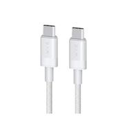 WYE 67W USB-C Fast Charger Plug with 2m 100W USB-C Cable, 2 USB-C Ports & USB-A Port, GaN Wall Charger for MacBook, iPad, iPhone, Samsung Galaxy, Google Pixel, Steam Deck & More White