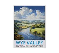 Wye Valley National Landscape,Jigsaw Puzzle for Adults 1000 Piece for Kids Age 12 Years Up Paper Puzzles Educational Game(50x70cm)-HA21
