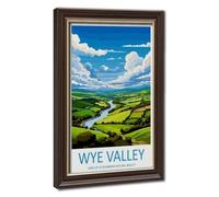 Wye Valley Travel Art Wye Valley Gift Canvas Poster Bedroom Decor Landscape Office Room Decor Gift 16" L X 24" W