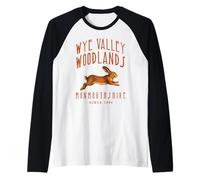 WYE Valley Woodlands Countryside Rabbit Raglan Baseball Tee