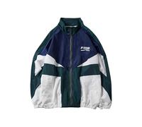 Wyeysyt Women Windbreaker Jacket Y2k Varsity Oversized Jacket | 80s 90sJacket, Vintage Sport Jacket, Zip Up Casual Jacket, Retro