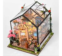 WYFCR DIY Doll House with Furniture and LED Light, Model kits for adults to build, different Scale Creative Mini Room Idea, INS style for gift, wooden dolls house Kit Miniature