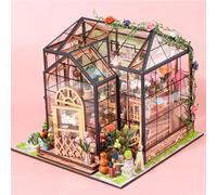 WYFCR DIY Doll House with Furniture and LED Light, Model kits for adults to build, different Scale Creative Mini Room Idea, INS style for gift