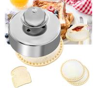 WYFCR Toastie Maker, Sandwich Cutters and Sealer Uncrustables Maker Stainless Steel 9CM Sandwich Bread Wrap Maker,Creative Kitchen Gadgets Lunchbox, Designed for Low Calorie Thin Bread